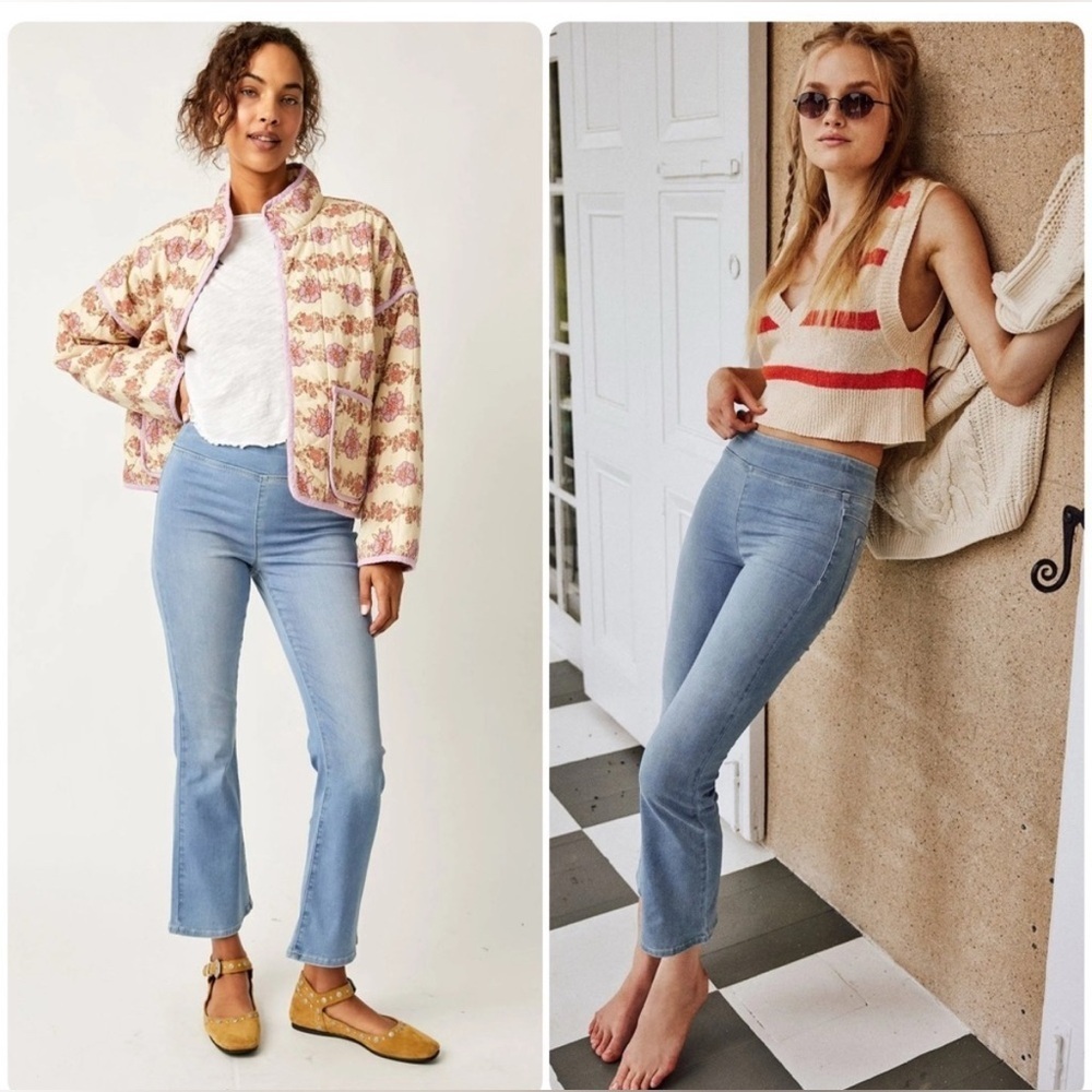 NWT We The Free In My Feelings Mid Rise Crop Boot Jeans